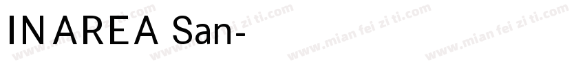 INAREA San字体转换